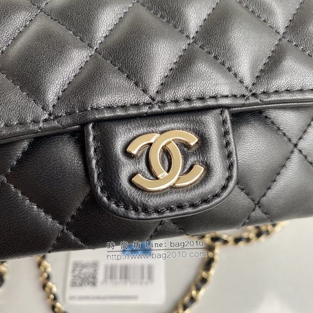 Chanel女包 香奈兒專櫃最新款羊皮眼鏡包 Chanel鏈條斜挎女包 A2044  djc4147